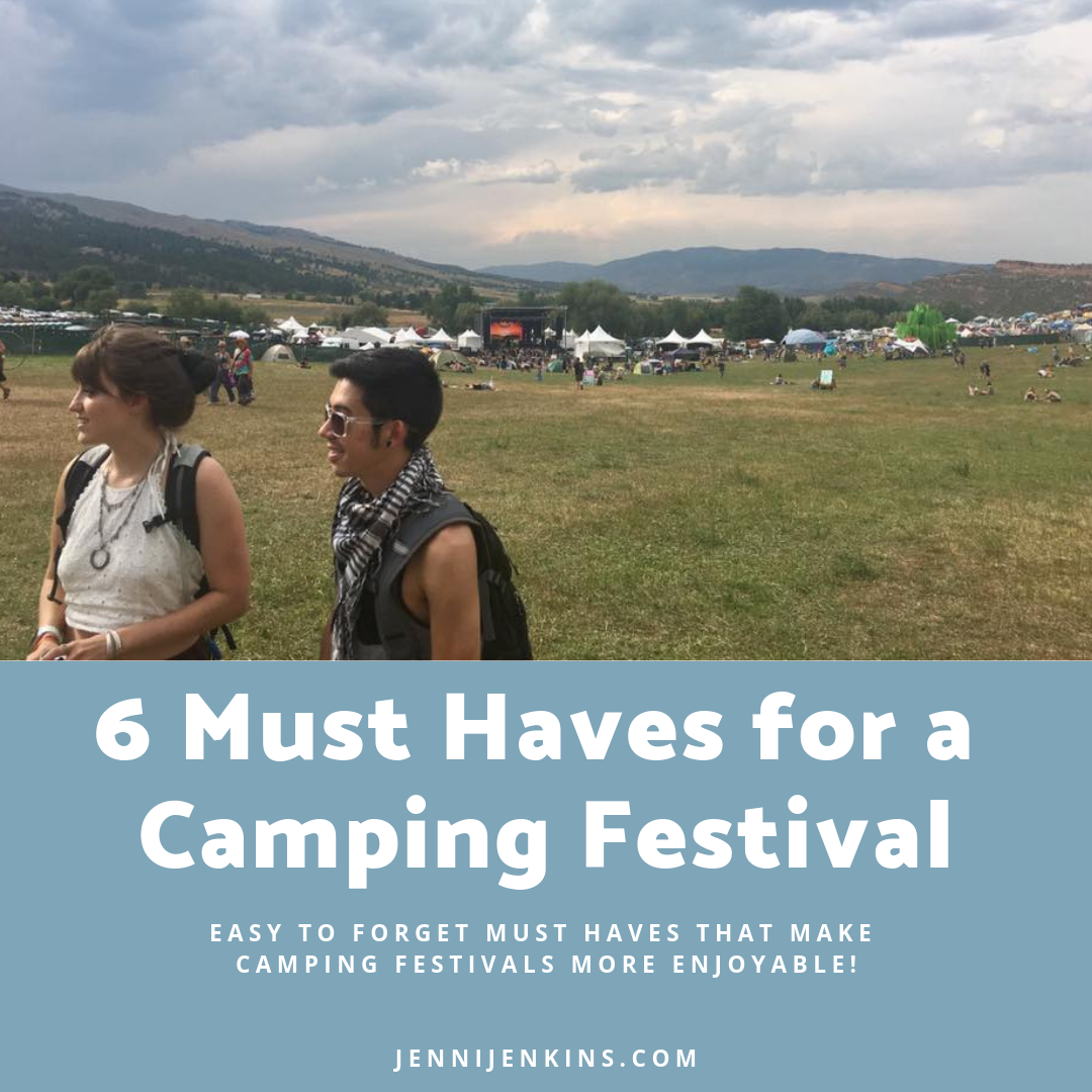 6 Must Haves for a Camping Festival